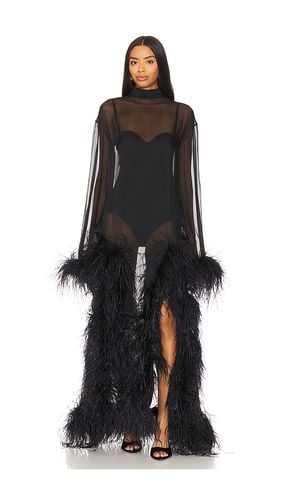 Silk Dress With Feathers in . - size M/L (also in XS/S) - Santa Brands - Modalova