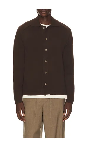 Knitted Shirt in Brown. - size L (also in M, S, XL/1X) - Soft Goat - Modalova