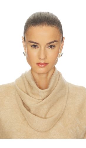 Brushed triangle scarf in color tan size all - Soft Goat - Modalova