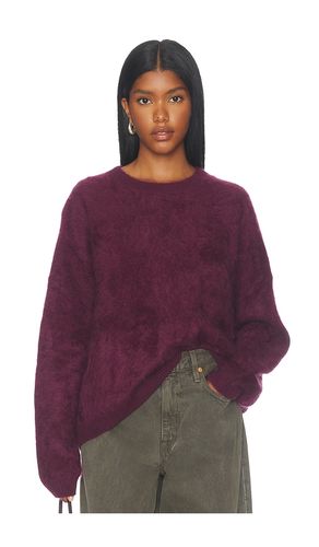 Brushed Boyfriend Crewneck in Purple. - size L (also in M, S, XS) - Soft Goat - Modalova