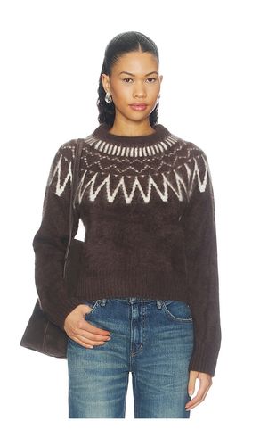 Brushed Fair Isle Crewneck in . Größe L. Also in M, S, XS - Soft Goat - Modalova