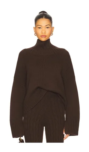 Girlfriend Turtleneck Pullover in Brown. - size L (also in M, S, XS) - Soft Goat - Modalova