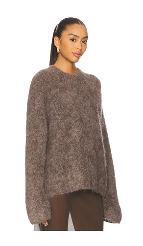 Alpaca Crewneck Pullover in Grey. - size S (also in XS) - Soft Goat - Modalova