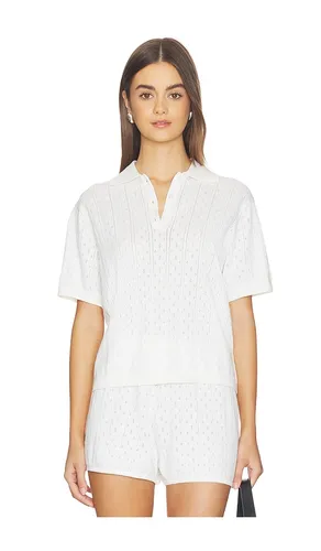 Pointelle Pique Top in . Size S. Also in M, L - Soft Goat - Modalova