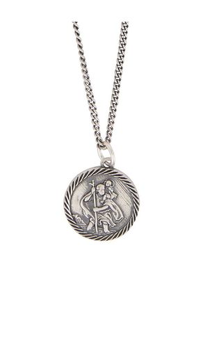 St Christopher Necklace in . Size 40cm. Also in - Serge de Nimes - Modalova