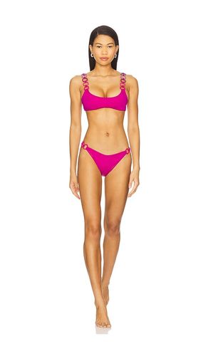 Rainbow Bikini Set in Fuchsia. - size M (also in S) - Saudade - Modalova