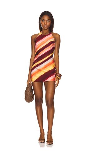 Odyssey Mini Dress in Blush,Burgundy. - size L (also in M, S, XL, XS) - SEVEN WONDERS - Modalova
