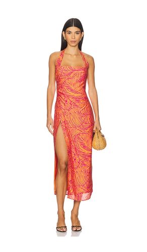 Alana Midi Dress in Orange. - size M (also in S, XL, XS) - SEVEN WONDERS - Modalova