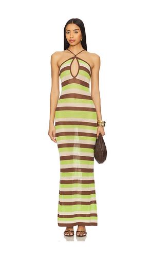 Hazel Maxi Dress in Brown, Green. - size L (also in M, S, XS) - SEVEN WONDERS - Modalova