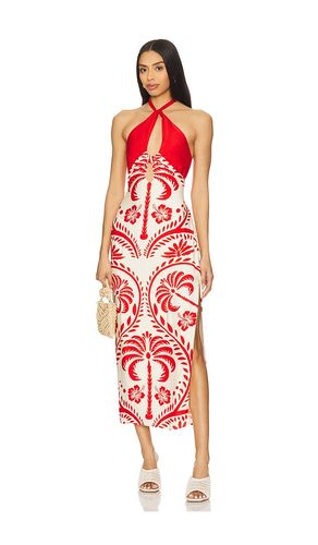 Isla Midi Dress in Red. - size M (also in S, XS) - SEVEN WONDERS - Modalova