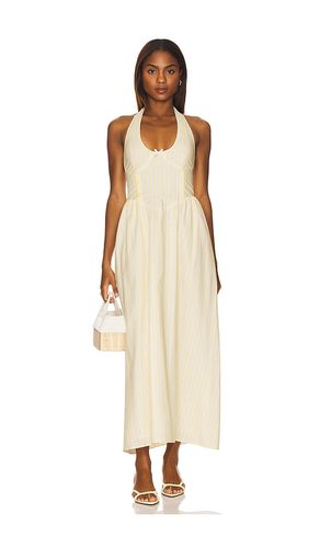 Calianna Midi Dress in Lemon. - size L (also in M, S) - SEVEN WONDERS - Modalova