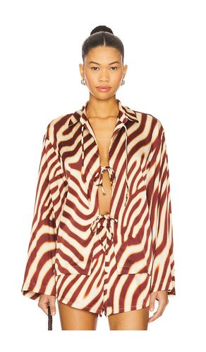 Montie Tie Front Sleeved Shirt in . Size M. Also in S, XS - SEVEN WONDERS - Modalova