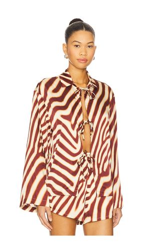 Montie Tie Front Sleeved Shirt in . Size M. Also in XS - SEVEN WONDERS - Modalova