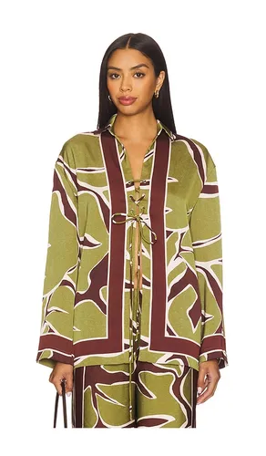 Alessandra Sleeved Shirt in Green. - size S (also in XS) - SEVEN WONDERS - Modalova