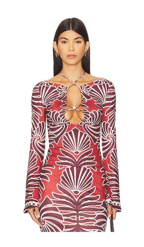 Sienna Sleeved Top in Red. - size L (also in M, S, XL, XS) - SEVEN WONDERS - Modalova