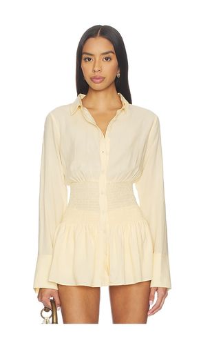 Adora Long Sleeve Shirred Shirt in . Size L. Also in M, S - SEVEN WONDERS - Modalova
