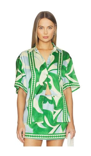 Alara Short Sleeve Shirt in Green, Baby Blue. - size S (also in M) - SEVEN WONDERS - Modalova