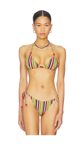 Amoree Triangle Bikini Top in Red,Black. - size M (also in S, XS) - SEVEN WONDERS - Modalova