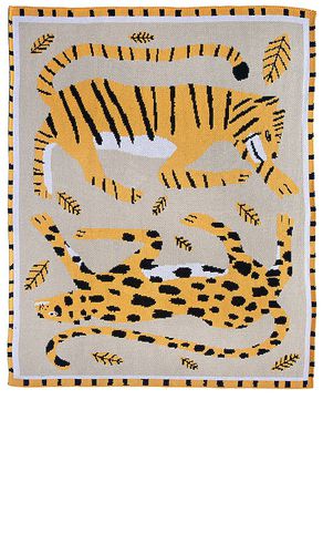 Big Cats Mini Blanket in Grey - Slowdown Studio - Modalova