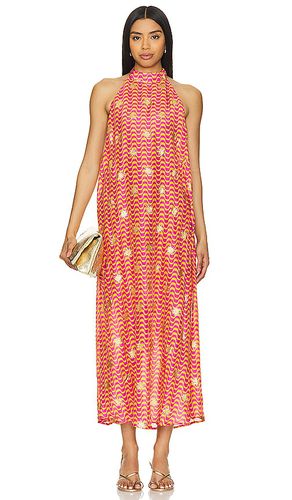 Vestido midi chloe en color coral talla L en - Coral. Talla L (también en XS) - Sundress - Modalova