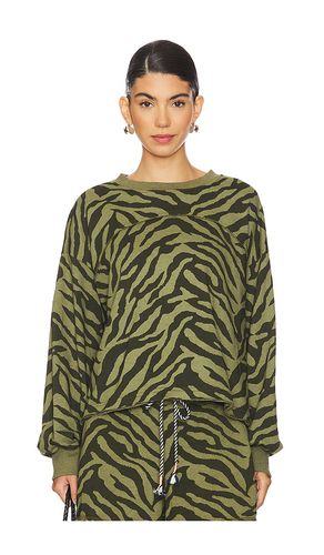 Sudadera mujer zebra en color talla L en - Olive. Talla L (también en M, S, XS) - SUNDRY - Modalova