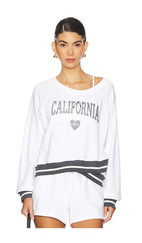 Heart Cali Sweatshirt in White. - size L (also in M, S, XS) - SUNDRY - Modalova