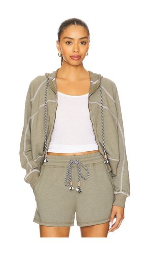 Horizon Zip Hoodie in Olive. - size L (also in M, S, XL, XS) - SUNDRY - Modalova