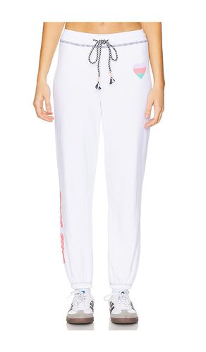 Heart Jogger in White. - size L (also in M, S, XL, XS) - SUNDRY - Modalova