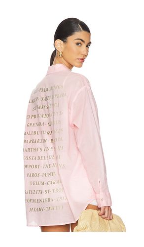 Destinations Oversized Shirt in Pink. - size M (also in S, XS) - SUNDRY - Modalova