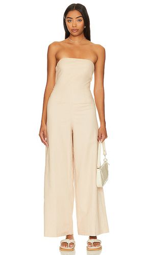 Nina Linen Jumpsuit in Cream. - size L (also in XS, XXS) - SNDYS - Modalova