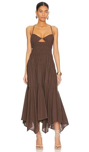 Vestido tahlia en color marrón talla L en - Brown. Talla L (también en M, S, XL, XS, XXL, XXS) - SNDYS - Modalova