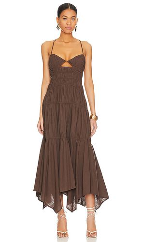 Vestido tahlia en color marrón talla L en - Brown. Talla L (también en M, S, XL, XS, XXS) - SNDYS - Modalova