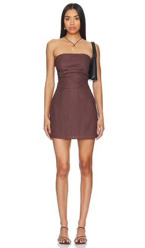 Romi Linen Dress in Brown. - size XL (also in XS, XXL, XXS) - SNDYS - Modalova