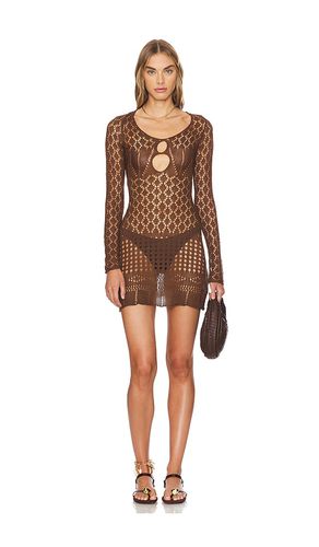 Long Sleeve Crochet Mini Dress in . - size L (also in M, S, XL, XS, XXL, XXS) - SNDYS - Modalova