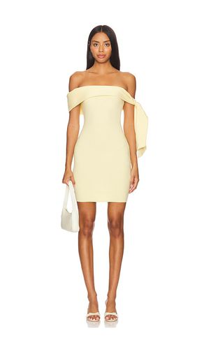 Jaymes Mini Dress in Yellow. - size L (also in M, S) - SNDYS - Modalova