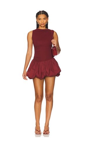 X REVOLVE Maya Bubble Dress in Burgundy. - size M (also in S, XS) - SNDYS - Modalova