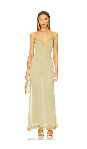Frida Maxi Dress in Sage. - size M (also in S, XS, XXL) - SNDYS - Modalova