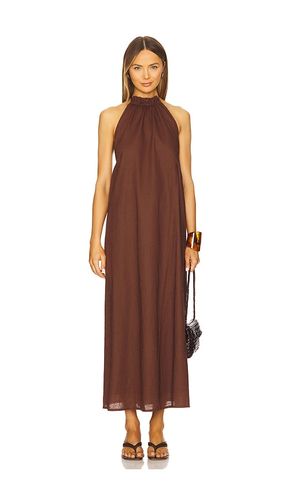 Alysse Halter Dress in Cognac. - size L (also in M, S, XS) - SNDYS - Modalova