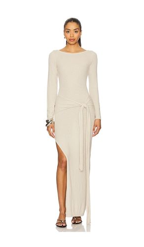 Misha Maxi Dress in Neutral. - size M (also in S, XS, XXL) - SNDYS - Modalova