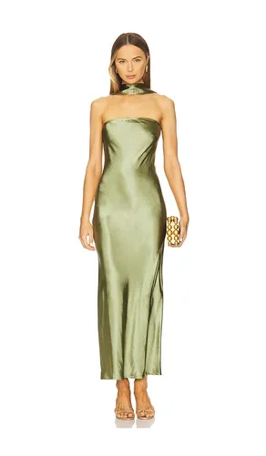 Angelina Neck Tie Maxi Dress in . - size L (also in M, XXS) - SNDYS - Modalova