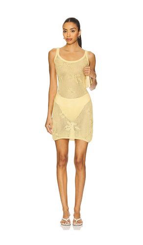 Terrina Mini Dress in Lemon. - size L (also in M, S, XL, XS, XXL, XXS) - SNDYS - Modalova
