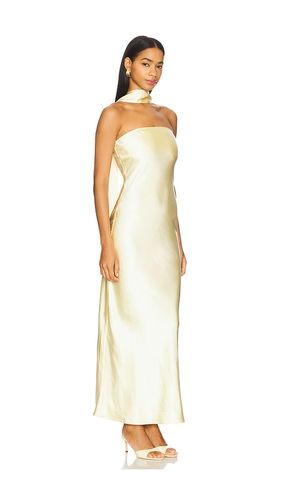 X REVOLVE Angelina Neck Tie Maxi Dress in Yellow. - size M (also in L, XL) - SNDYS - Modalova