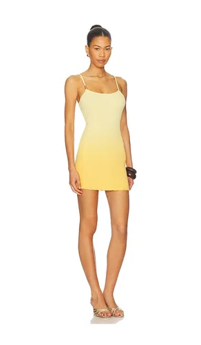 Odessa Knit Mini Dress in Yellow. - size L (also in S) - SNDYS - Modalova