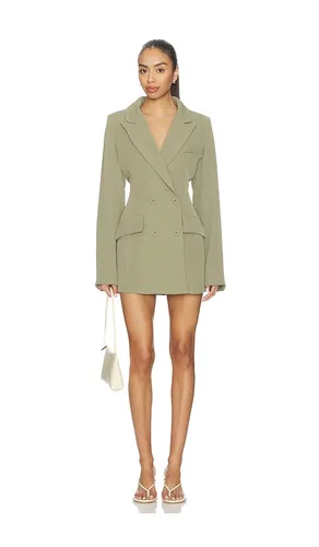 Ryan Blazer Dress in Olive. - size S (also in XS, M, XL) - SNDYS - Modalova