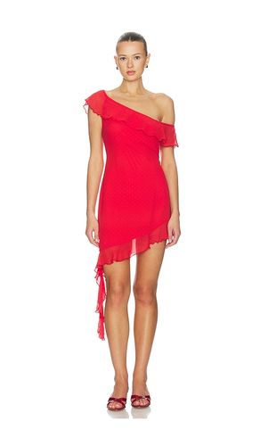 Reyen Frill Mini Dress in Red. - size M (also in S, XS, XXS) - SNDYS - Modalova