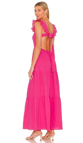 X REVOLVE Peaches Linen Dress in Pink. - size L (also in XS) - SNDYS - Modalova