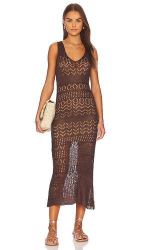 X REVOLVE Shona Maxi Dress in Chocolate. - size L (also in M, XL, XXL) - SNDYS - Modalova