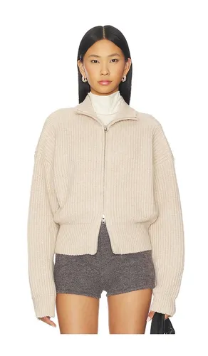 Haze Zip Sweater in Beige. - size L (also in M, S, XL, XS, XXL) - SNDYS - Modalova