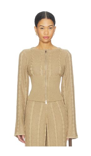 Cici Cable Knit Top in Tan. - size S (also in XL) - SNDYS - Modalova