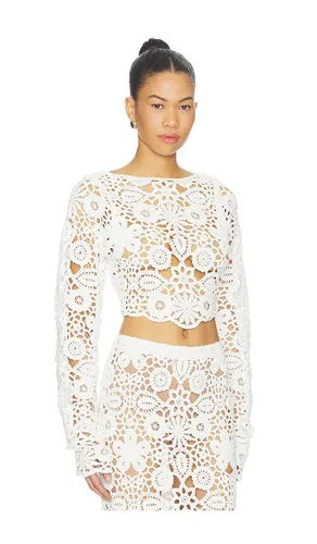 Tala Crochet Top in . Size L. Also in M, S, XS - SNDYS - Modalova